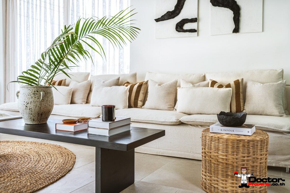 New Modern 4 Bedroom Sea View Villa in Lamai, Koh Samui – For Sale